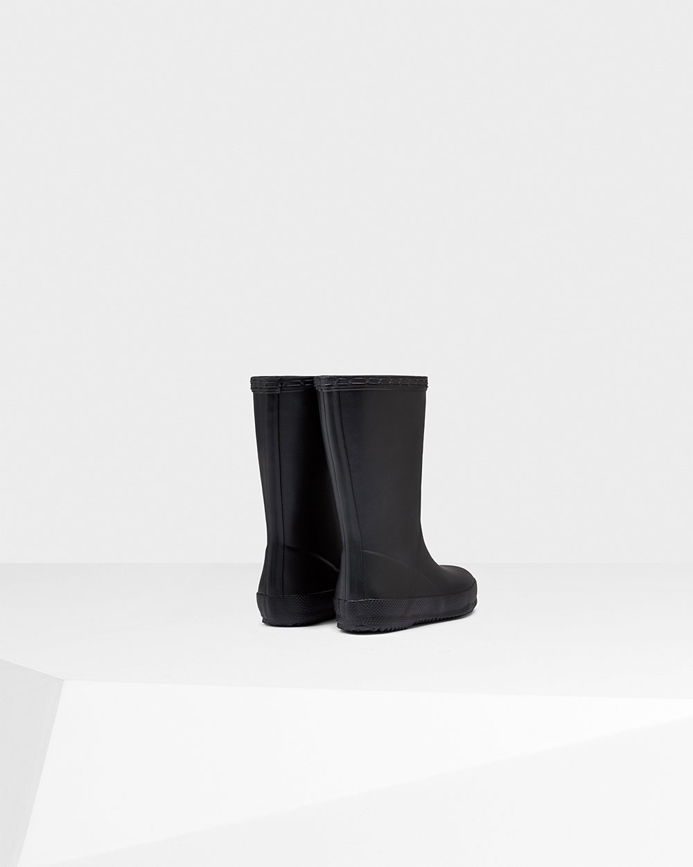 Kids Hunter Original First Classic | Rain Boots Black | NZ-15436-FNEJ